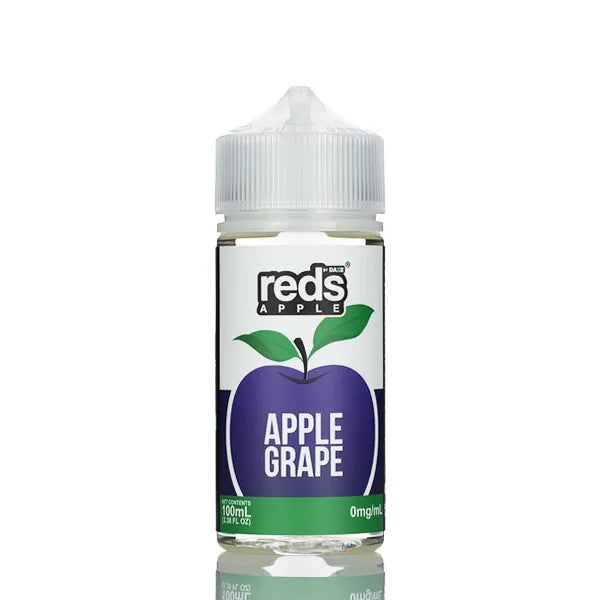 7 Daze Reds Apple - No Nicotine Vape Juice - 100ml - Black Coral